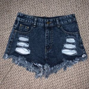 Jean shorts